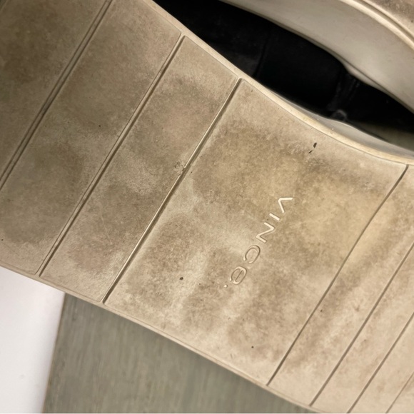 Mens VINCE Grey Velvet Slip On Sneakers 9 - Picture 6 of 9